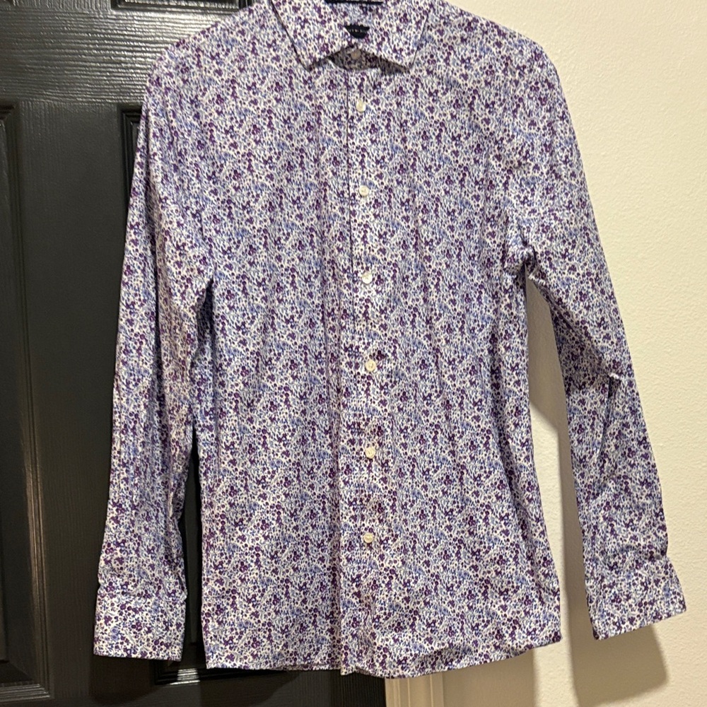 Tommy Hilfiger Men's Slim Fit Floral Dress Shirt
